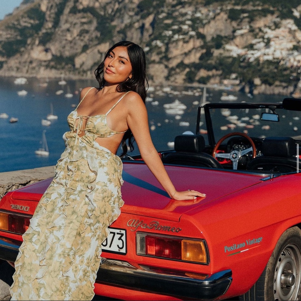 Peppermayo Sunset Kisses Ruffle Maxi Dress - Daffodil